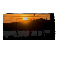 Aerial View Sunset Scene Of Montevideo Uruguay Pencil Cases by dflcprints