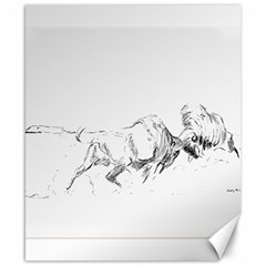 Buffalo / Bison Gift Canvas 8  X 10 