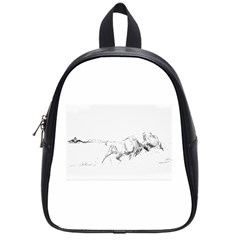 When Titans Collide 5x7 School Bags (small) 