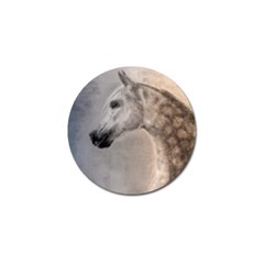 Grey Arabian Horse Golf Ball Marker