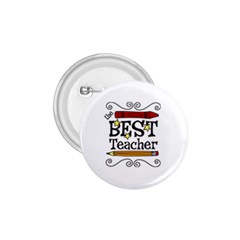 Best Teacher 1 75  Button by typewriter