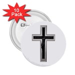 Christian cross 2.25  Button (10 pack) Front