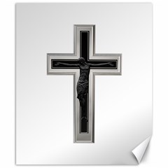 Christian Cross Canvas 8  X 10 