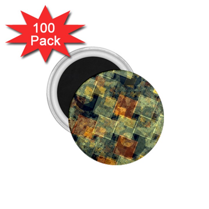 Stars circles and squares 1.75  Magnet (100 pack) 