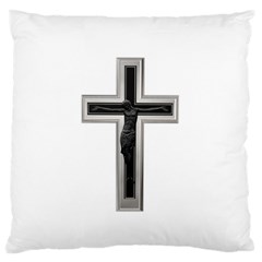 Red Christian cross Standard Flano Cushion Case (Two Sides)