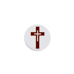 Red Christian Cross 1  Mini Magnet by igorsin