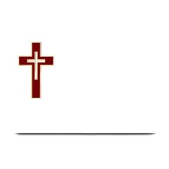 Red Christian Cross Plate Mat