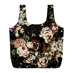 Dark Roses Full Print Recycle Bags (l)  by LovelyDesigns4U