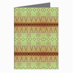 Aztec Pattern Greeting Cards (pkg Of 8) by LalyLauraFLM