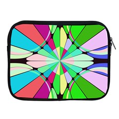 Distorted Flower Apple Ipad 2/3/4 Zipper Case by LalyLauraFLM