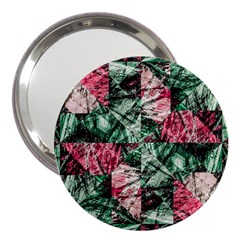 Luxury Grunge Digital Pattern 3  Handbag Mirrors by dflcprints