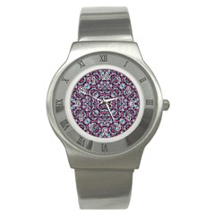 Luxury Grunge Digital Pattern Stainless Steel Watches by dflcprints