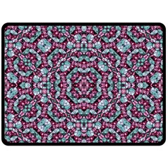 Luxury Grunge Digital Pattern Fleece Blanket (large)  by dflcprints