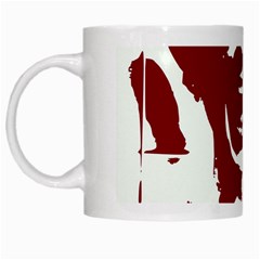 Psycho White Mugs by icarusismartdesigns