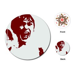 Psycho Playing Cards (round)  by icarusismartdesigns