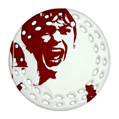 Psycho Ornament (round Filigree) 