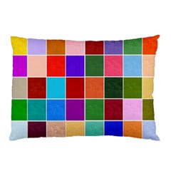 Multi Colour Squares Pattern Pillow Cases (two Sides) by LovelyDesigns4U
