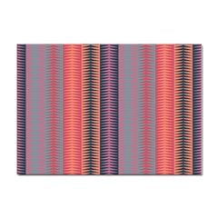 Triangles And Stripes Pattern Sticker A4 (100 Pack) by LalyLauraFLM