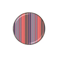 Triangles And Stripes Pattern Hat Clip Ball Marker by LalyLauraFLM