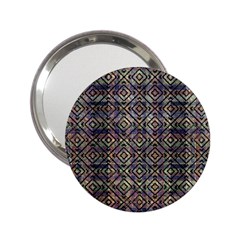 Multicolored Ethnic Check Seamless Pattern 2 25  Handbag Mirrors by dflcprints