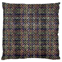 Multicolored Ethnic Check Seamless Pattern Standard Flano Cushion Cases (one Side)  by dflcprints