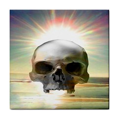 Skull Sunset Tile Coasters