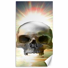Skull Sunset Canvas 40  X 72  