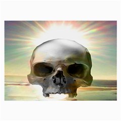 Skull Sunset Large Glasses Cloth by icarusismartdesigns