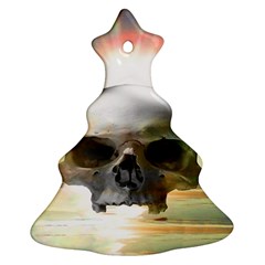 Skull Sunset Ornament (christmas Tree) by icarusismartdesigns