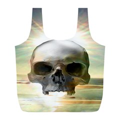 Skull Sunset Full Print Recycle Bags (l) 