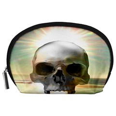 Skull Sunset Accessory Pouches (large)  by icarusismartdesigns