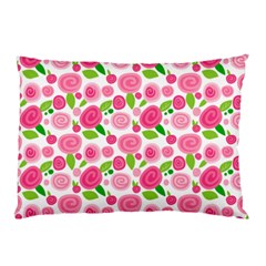 Rose Garden Pillow Case by TrishRose