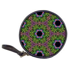 Repeated Geometric Circle Kaleidoscope Classic 20-cd Wallets by canvasngiftshop