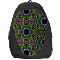 Repeated Geometric Circle Kaleidoscope Backpack Bag