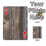 WOOD FENCE Playing Cards 54 Designs  Front - DiamondA
