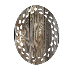 Wood Fence Ornament (oval Filigree)  by trendistuff