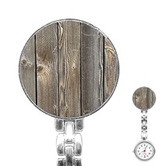 Wood Fence Stainless Steel Nurses Watches by trendistuff