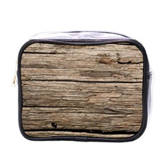 Weathered Wood Mini Toiletries Bags by trendistuff