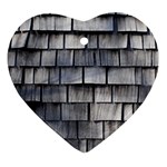 WEATHERED SHINGLE Ornament (Heart) 