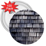 WEATHERED SHINGLE 3  Buttons (100 pack) 