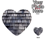 WEATHERED SHINGLE Multi-purpose Cards (Heart)  Front 18