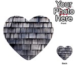 WEATHERED SHINGLE Multi-purpose Cards (Heart)  Front 35