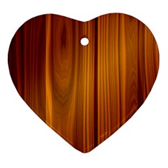 Shiny Striated Panel Ornament (heart)  by trendistuff