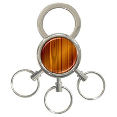 Shiny Striated Panel 3-ring Key Chains by trendistuff