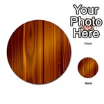 SHINY STRIATED PANEL Multi-purpose Cards (Round)  Front 19