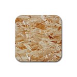 OSB PLYWOOD Rubber Coaster (Square)  Front