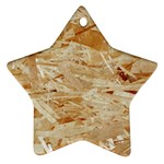 OSB PLYWOOD Star Ornament (Two Sides)  Back