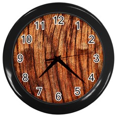 Old Brown Weathered Wood Wall Clocks (black) by trendistuff