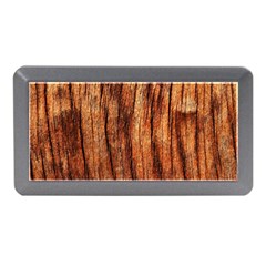 Old Brown Weathered Wood Memory Card Reader (mini) by trendistuff
