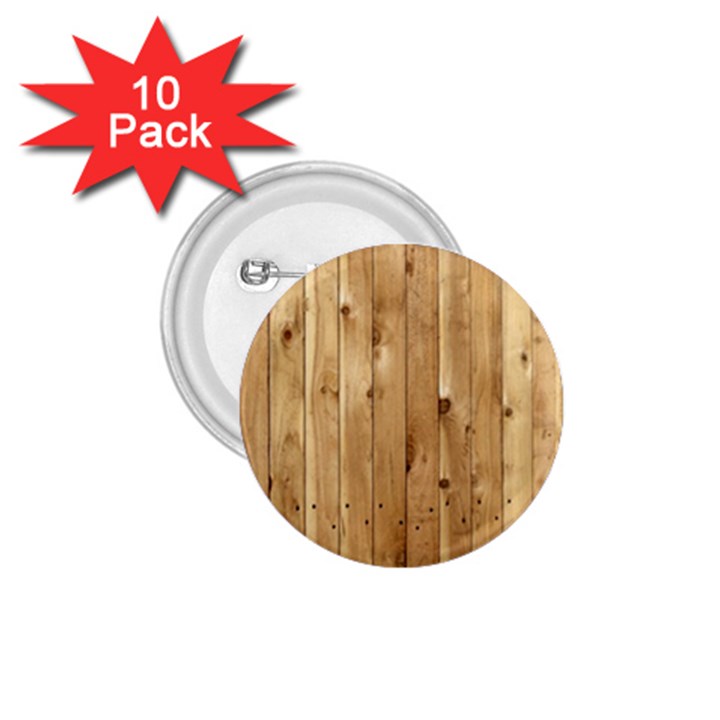 LIGHT WOOD FENCE 1.75  Buttons (10 pack)